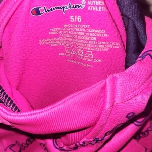 Champion Pink Athletic Hoodie With Matching Pants Size 5/6